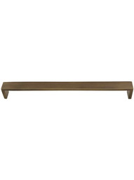 Ultima II Bar-Style Cabinet Pull - 10 inch Center-to-Center in Antique Brass.